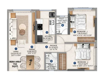 Poonam Polaris 2 & 3 BHK Luxury Residences at Andheri West