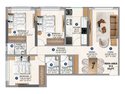 Poonam Polaris 2 & 3 BHK Luxury Residences at Andheri West